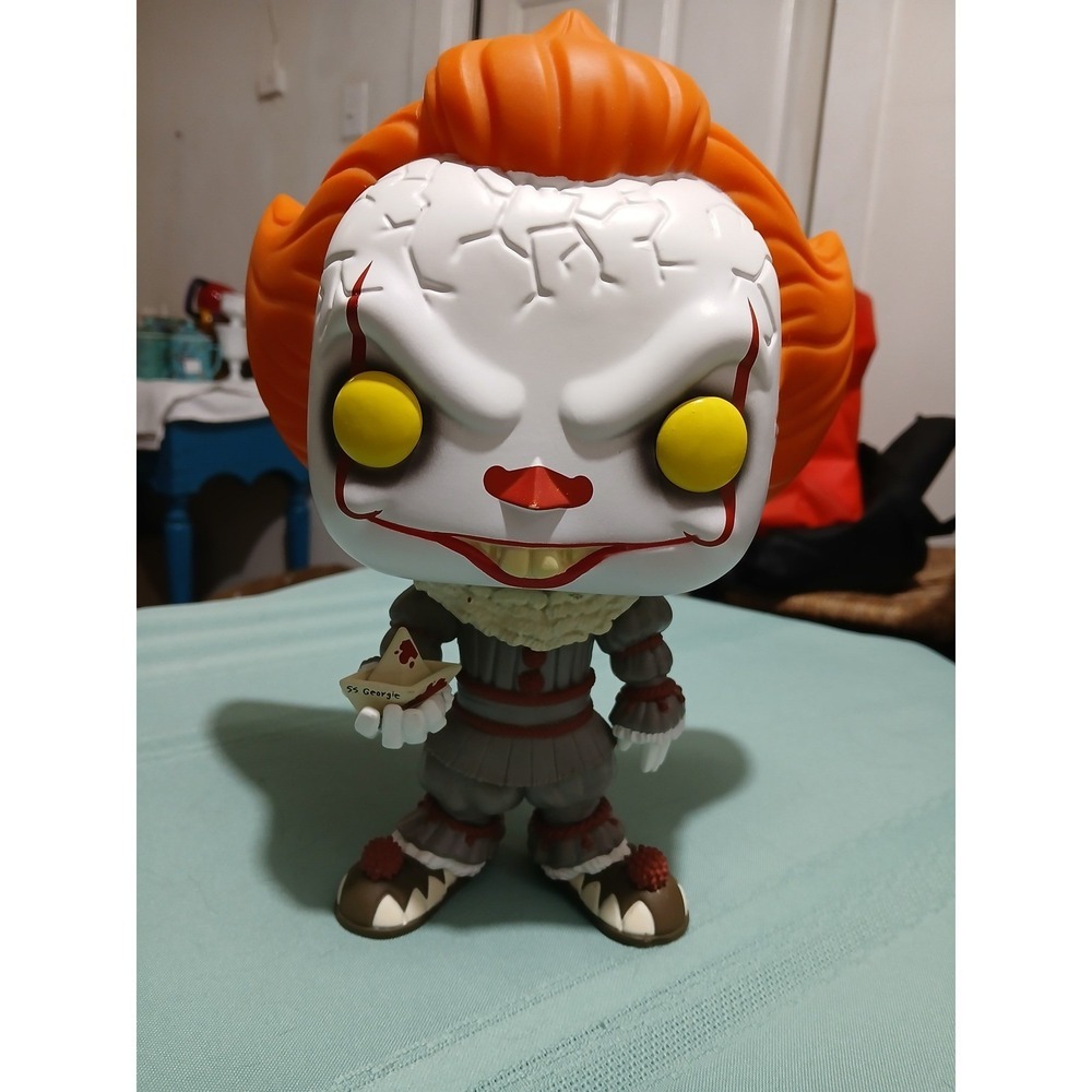 Funko Pop IT Pennywise Figure SS Georgie Boat Horror Collectible
